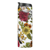 園鳥と花1 タンブラー (回転右)