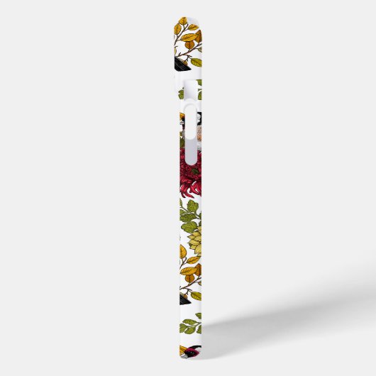 園鳥と花1 Case-Mate iPhoneケース (裏面 / 左)