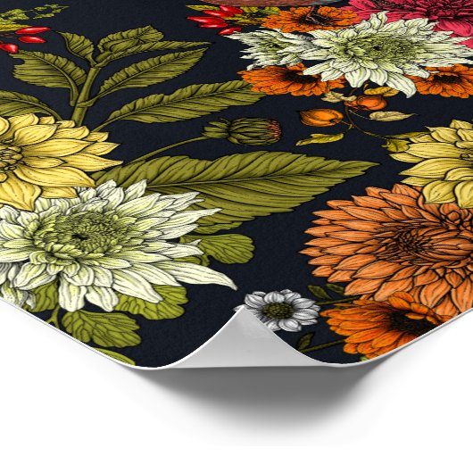 園鳥と花2 ポスター (角)