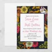 園鳥と花2 招待状 (正面/裏面)