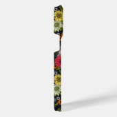 園鳥と花2 iPhoneケース (右側面)