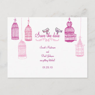 「園鳥」日付はがきを保存 案内ポストカード