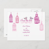 「園鳥」日付はがきを保存 案内ポストカード (正面/裏面)