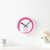 圓窓オープンサークルマッサージルーム時計 ラウンド壁時計 (ホーム)