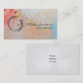 圓窓禅水彩 名刺 (正面/裏面)