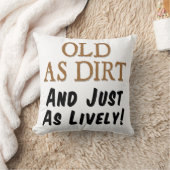 土とちょうど活発でおもしろいな枕として古い クッション (ブランケット)