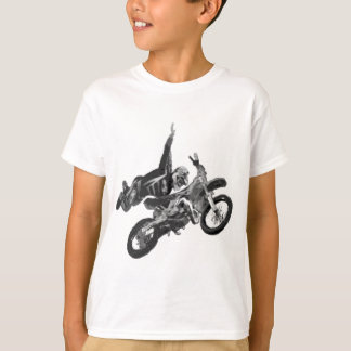土のバイクとのFreestyling Tシャツ