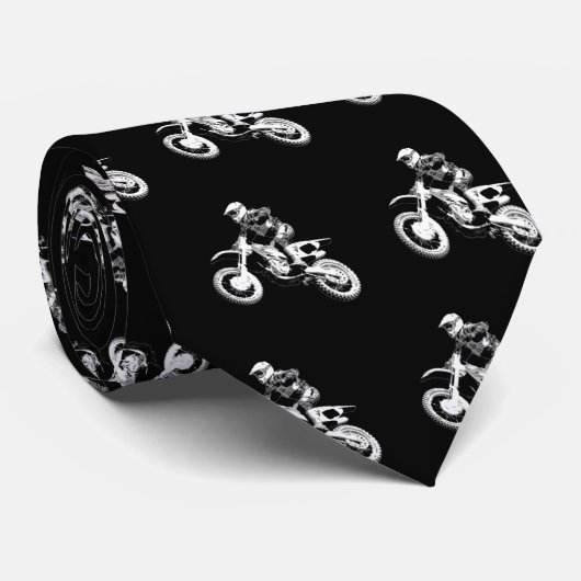 土のバイクのモトクロスのタイ ネクタイ (ロール)