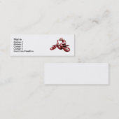 土のバイクのモトクロスのプロフィールカード スキニー名刺 (正面/裏面)