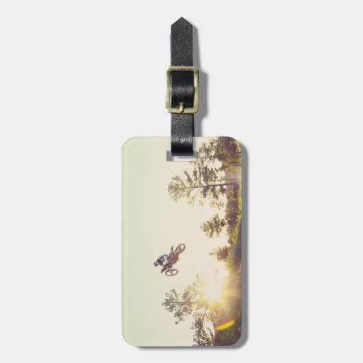 土のバイク ラゲッジタグ (正面縦)