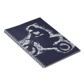 土のバイク(白い走り書き) ノートブック (右側)