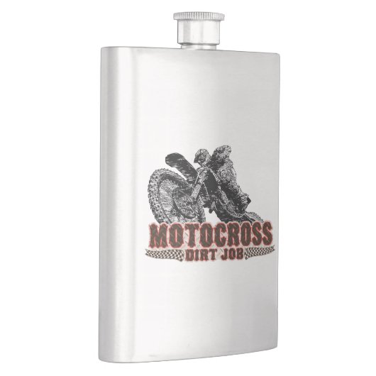 土のモトクロス フラスク (右)