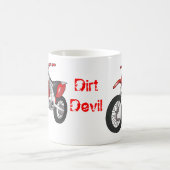 土のモーターバイクのコーヒー・マグ コーヒーマグカップ (中央)