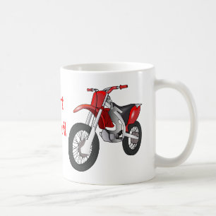 土のモーターバイクのコーヒー・マグ コーヒーマグカップ