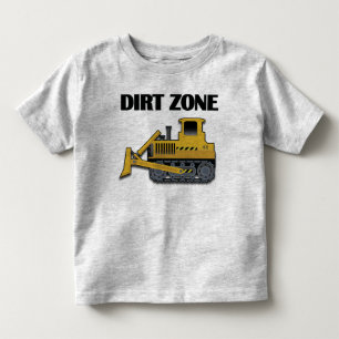土の地帯(ブルドーザー) -幼児の長袖T-Shir トドラーTシャツ