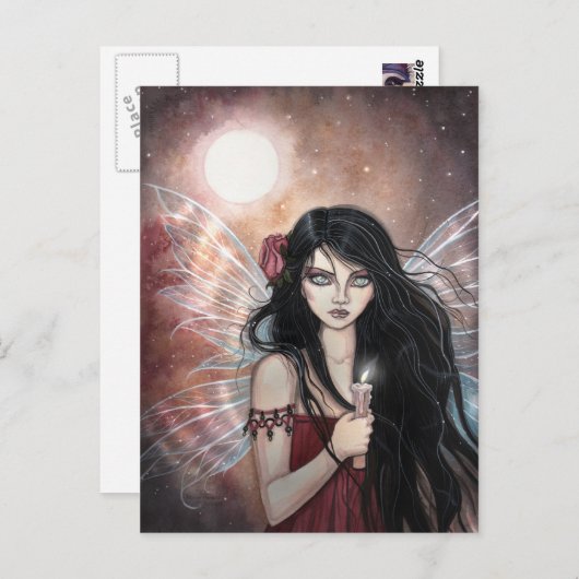 土の夕暮れファンタジー絵葉書 ポストカード (正面/裏面)