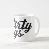 土の男の子のコーヒー・マグ コーヒーマグカップ (正面右)