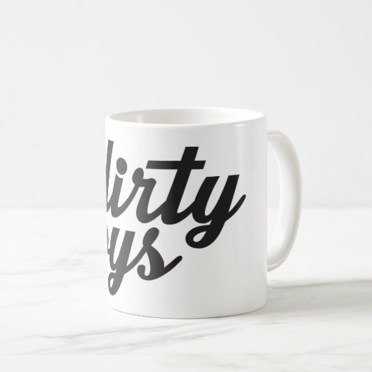 土の男の子のコーヒー・マグ コーヒーマグカップ (正面右)