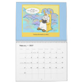 土の12か月 カレンダー (2月 2027)