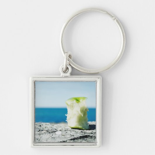 土のAppleの中心 キーホルダー (正面)