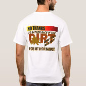 土は行きますKarting Tシャツ (裏面)