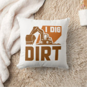 土を掘る クッション (ブランケット)