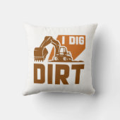 土を掘る クッション (裏面)