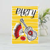 土スペインの産物グループパーティの招待状縦 招待状 (スタンド正面)