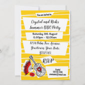 土スペインの産物グループパーティの招待状縦 招待状 (裏面)