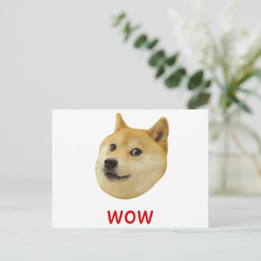 土下非常に多くの犬のような芝志部犬 ポストカード (スタンド正面)