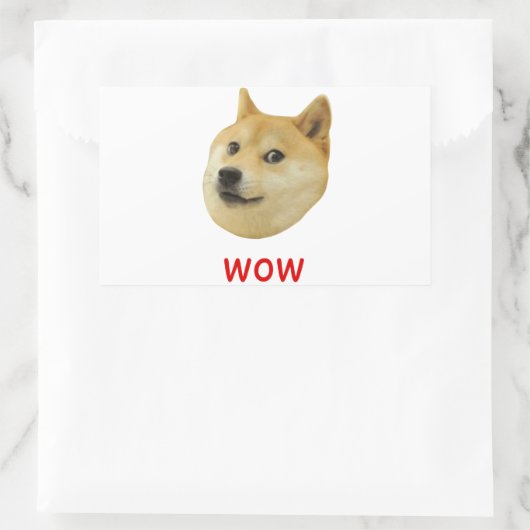 土下非常に多くの犬のような芝志部犬 長方形シール (バッグ)