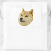 土下非常に多くの犬のような芝志部犬 長方形シール (バッグ)