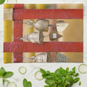 土井シュテップ寺院の鐘 キッチンタオル (折り畳み)