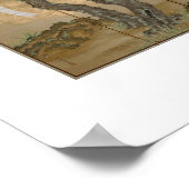 土佐三スリップまたは滑ること時作『秋の紅葉』 ポスター (角)