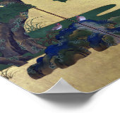 土佐光慶牡フクロウ及びフェニキクス ポスター (角)