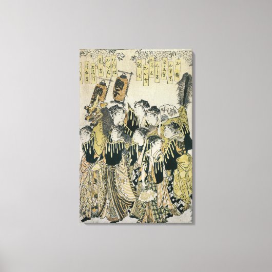 土佐日本の流管弦楽 キャンバスプリント (正面)