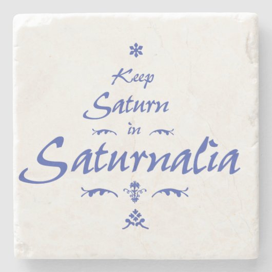 土保星の土星 ストーンコースター (正面)