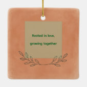 土偶アーチファミリー記念オーナメント セラミックオーナメント (裏面)