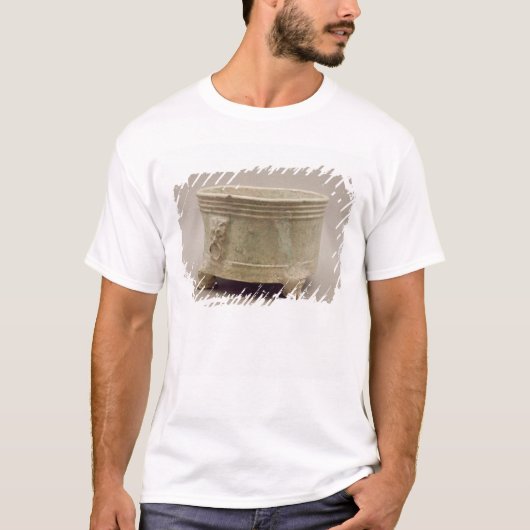 土器の三脚の容器 Tシャツ (正面)
