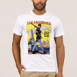土地および海の活動的なサービス Tシャツ