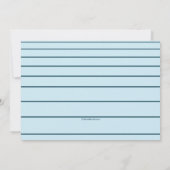 土地および海の航海のな招待状 招待状 (裏面)