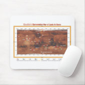 土地および競争のマウスパッドのBarsoomianの地図 マウスパッド (マウス)