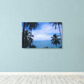 土地からの海範囲の表示 キャンバスプリント (インサイチュ (ウッドフロア))