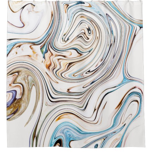 土地と海 シャワーカーテン (正面)