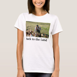 土地に戻る Tシャツ