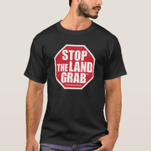土地のグラブのワイシャツをストップ Tシャツ