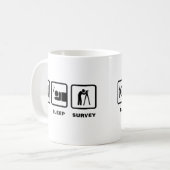 土地の検査官 コーヒーマグカップ (正面左)