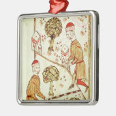 土地の調査および分界 メタルオーナメント (左)