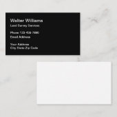 土地の調査サービス 名刺 (正面/裏面)