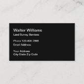 土地の調査サービス 名刺 (正面)